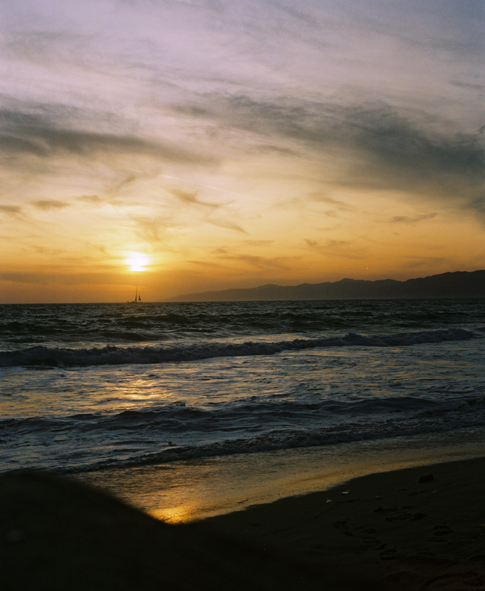 Venice Ca Sailboat Sunset Michael Fastoso