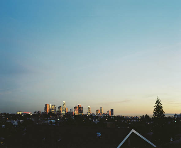 Los Angeles Scenic Downtown At Night 1 Michael Fastoso